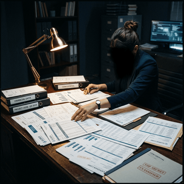 Financial document analysis