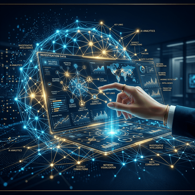 מערכת בינה מלאכותית לניתוח נתונים בחקירה