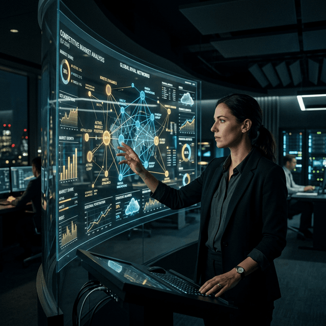 ניתוח שוק תחרותי ומפת קשרים עסקיים