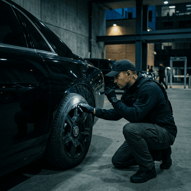 בדיקת רכב לאיתור מערכות מעקב GPS